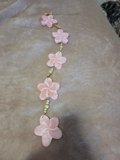Boho Hanging Decor - Frangipani Flower