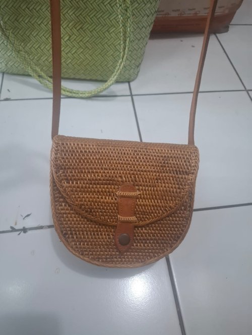 Rattan Shoulder Bag