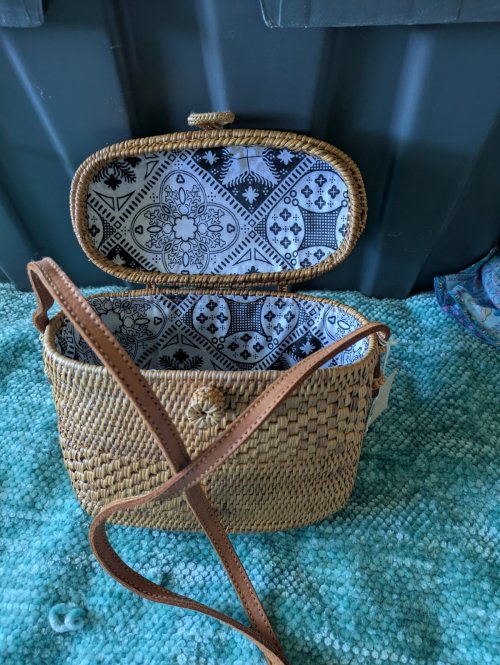 Rattan Shoulder Bag