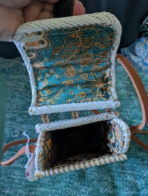 Rattan Tote Shoulder Bag