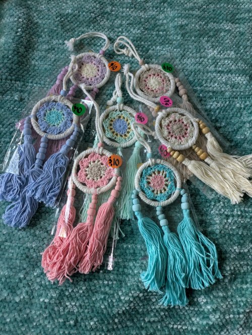 Dreamcatchers - 6cm - w/beads