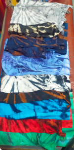 Dress - Criss-cross front long Tie Dye Dress