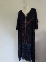 Dress - Criss-cross front long Tie Dye Dress